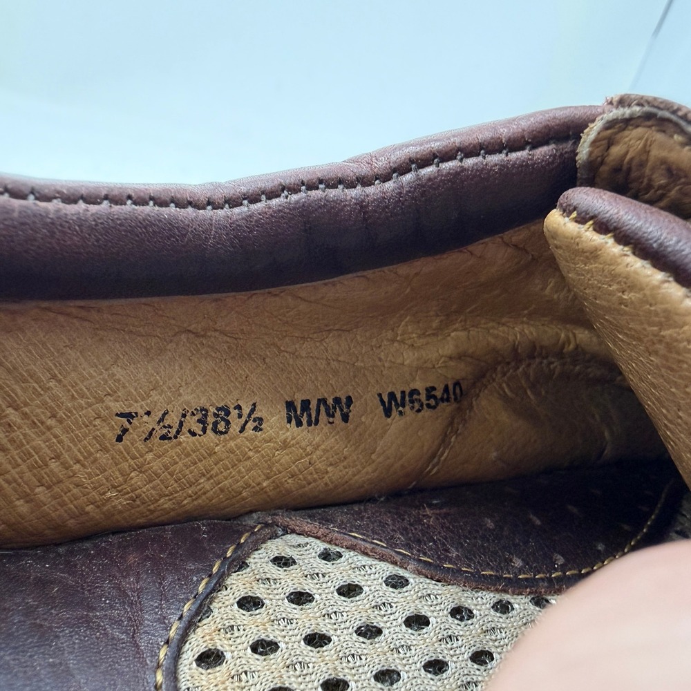Born Oxford Shoes Womens 7.5 W6540 Brown Leather Lace Up Casual EUC - Picture 9 of 9